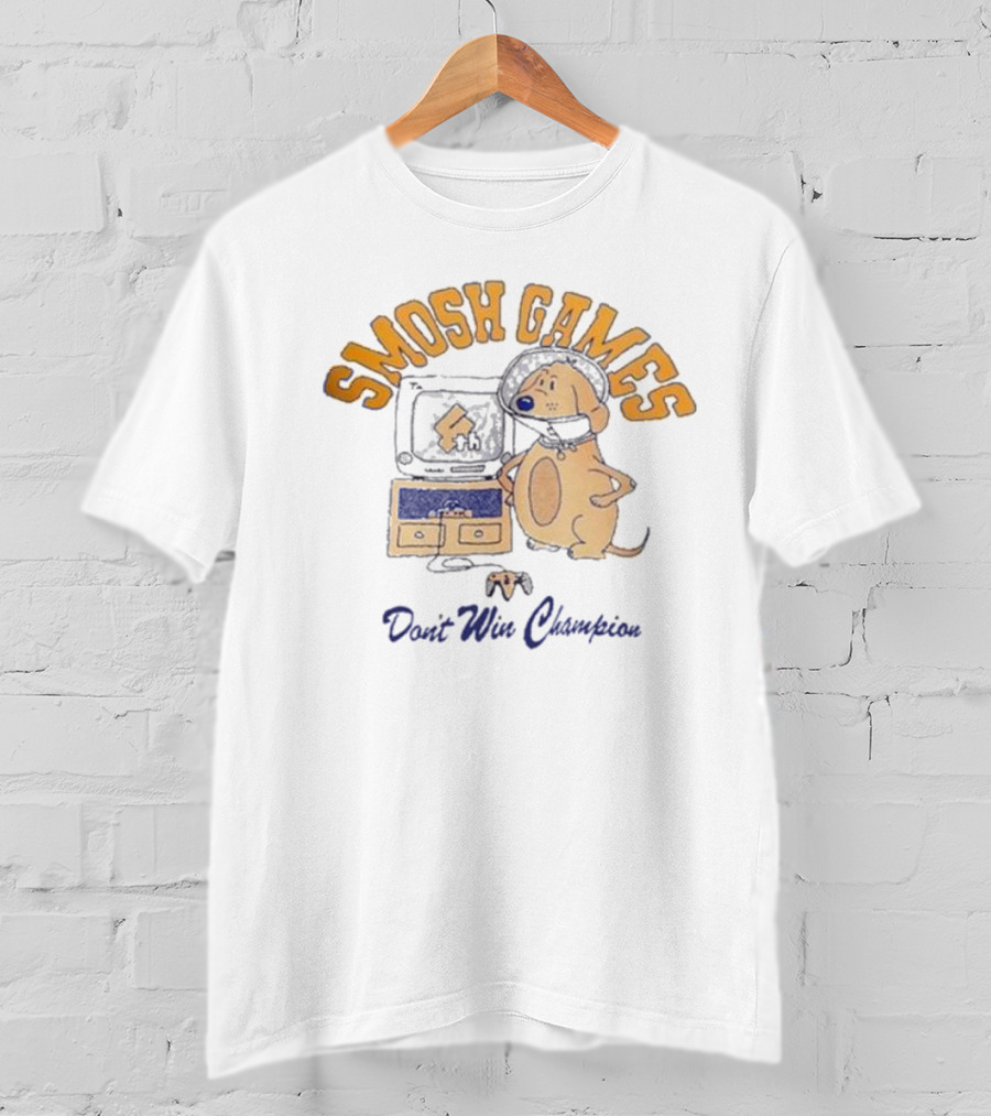 Smosh Games Don't Win Champion Dog T-Shirt