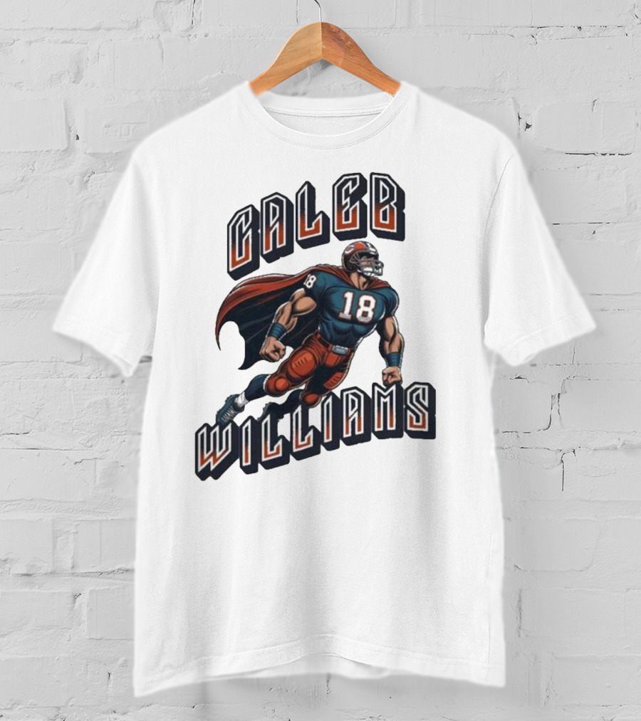 Caleb Williams Football Heroic Number 18 Superhero T-Shirt
