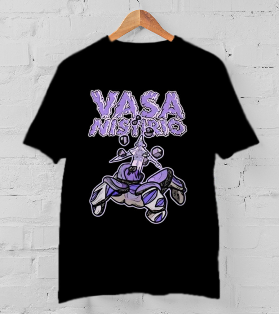 Vasa Nistirio Purple Ice Creature With Floating Crystals T-Shirt