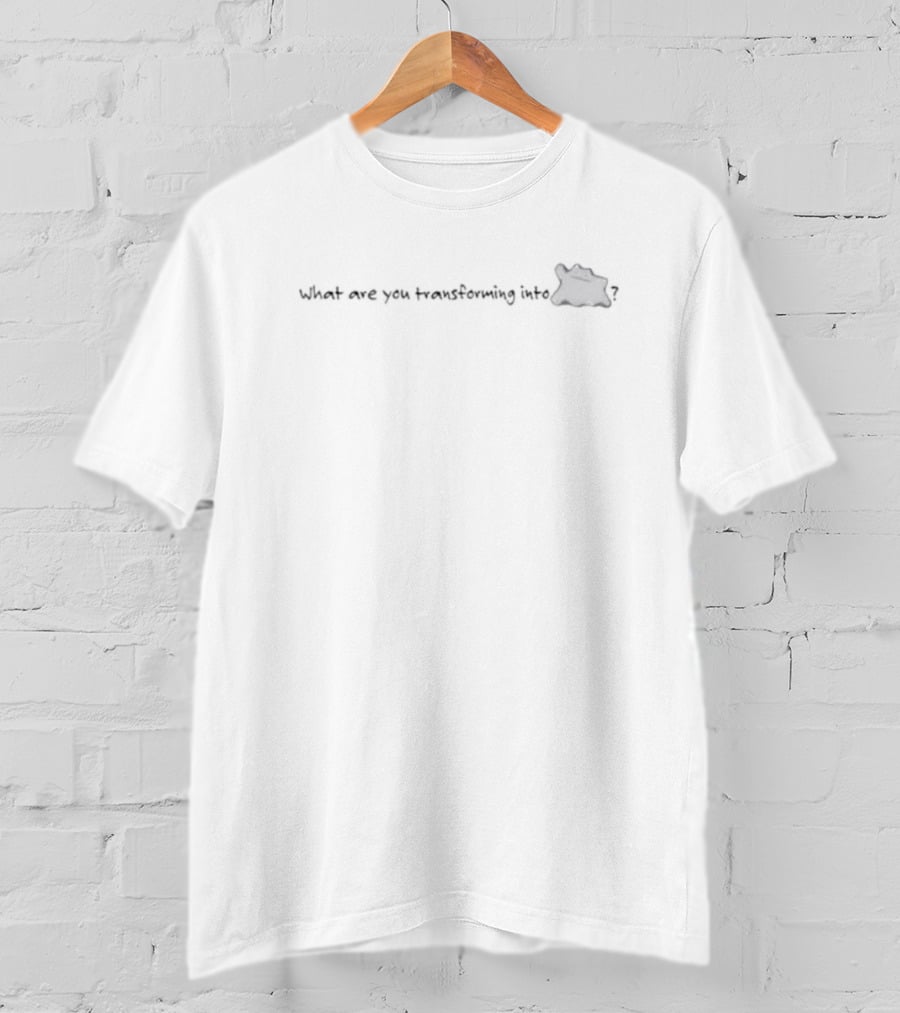 What Are You Transforming Into Blobby Question Mark T-Shirt