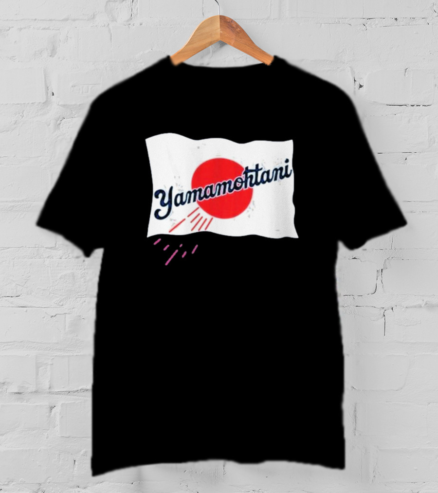 Yamamohtani Rising Sun Japanese Flag Yamamoto T-Shirt