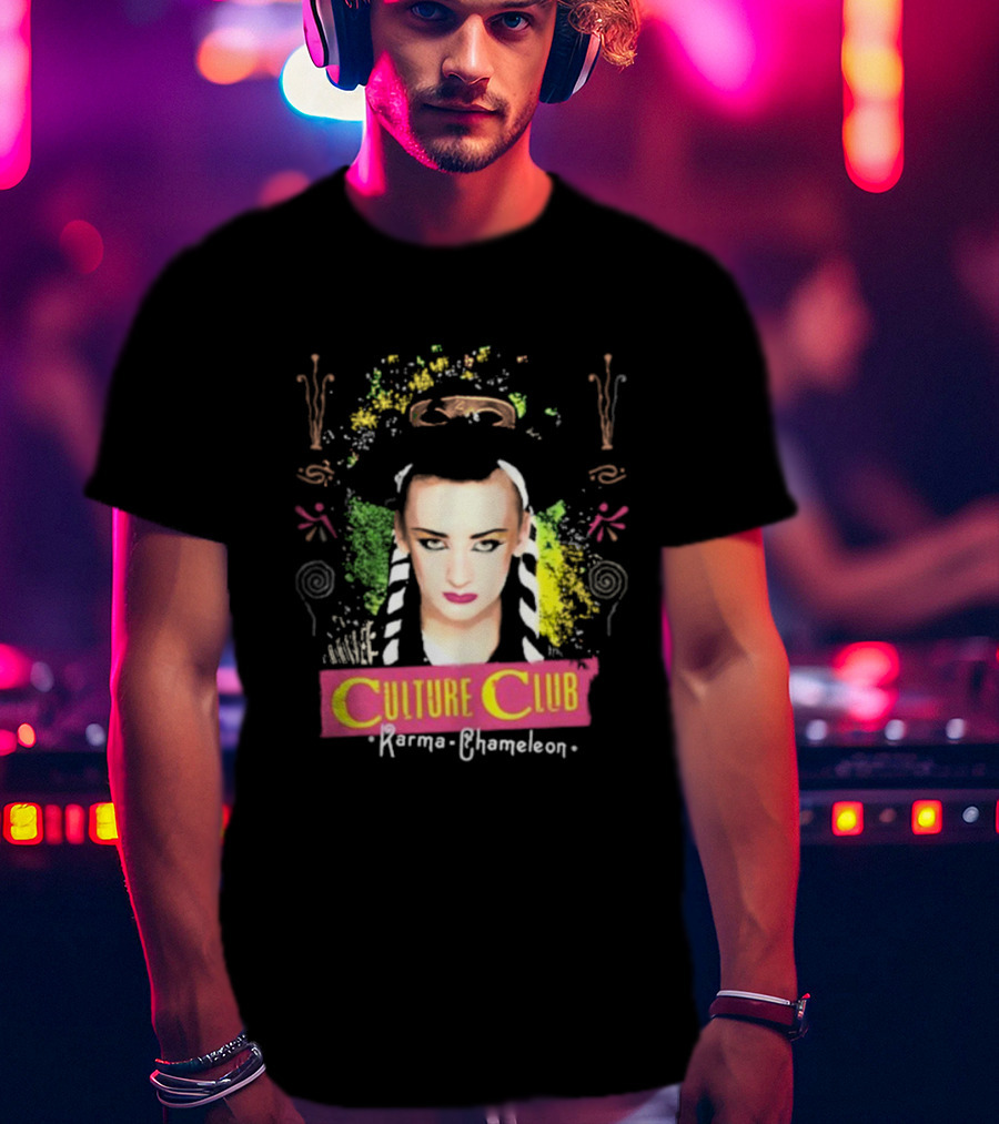 Culture Club Karma Chameleon Boy George T-Shirt