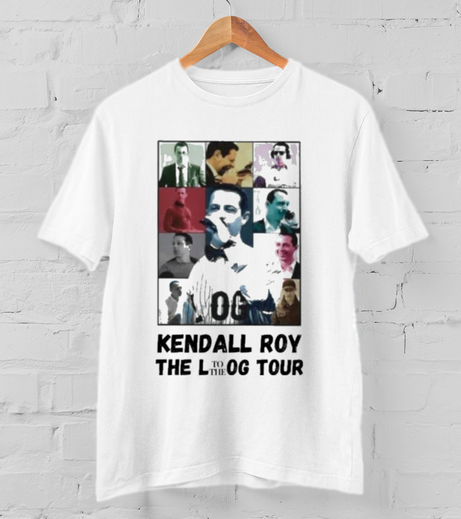 Kendall Roy Iconic Moments Collage The L To The Og Tour T-Shirt