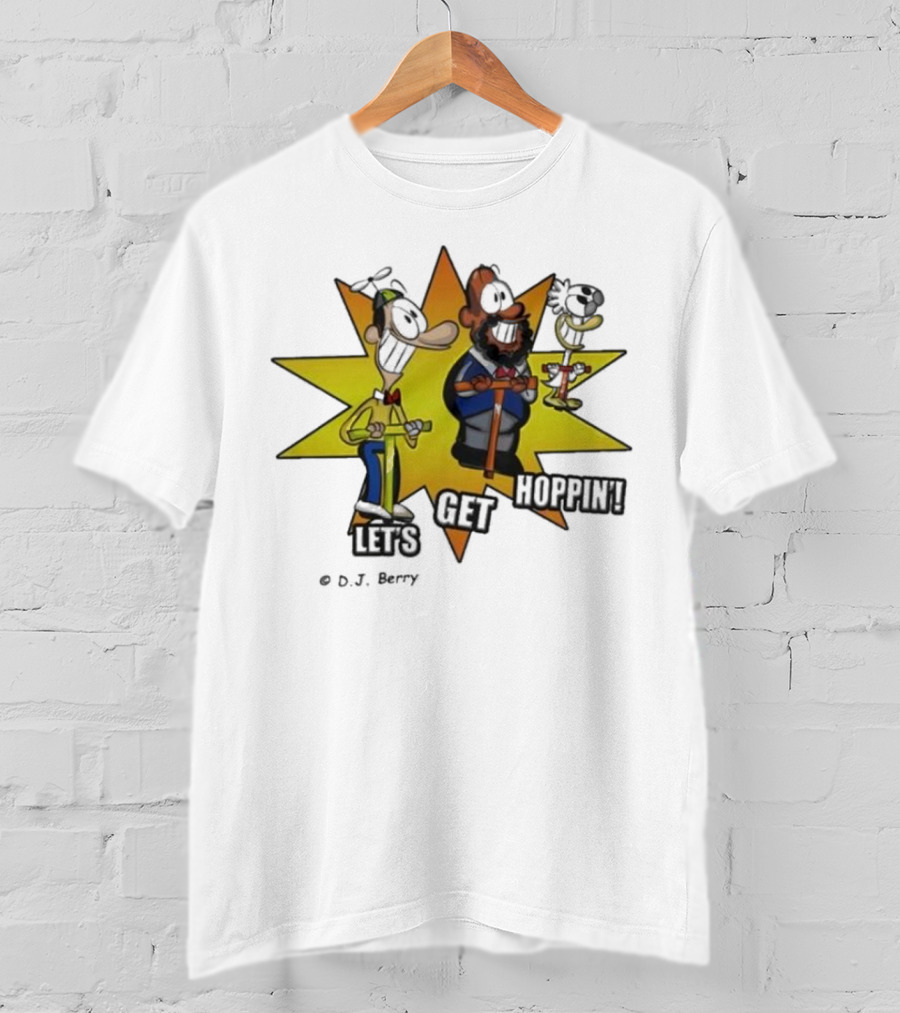 Let's Get Hoppin D.J. Berry Comic Burst T-Shirt