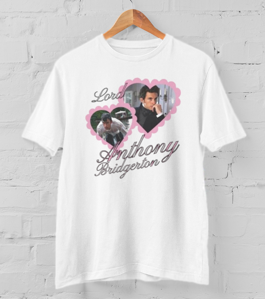Lord Anthony Bridgerton Heart Frames And Portraits T-Shirt