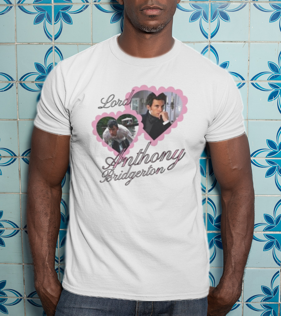 Lord Anthony Bridgerton Heart Frames And Portraits T-Shirt