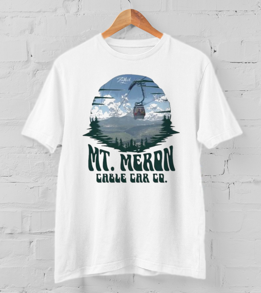 Mt Meron Cable Car Co Scenic Mountain Forest Adventure T-Shirt
