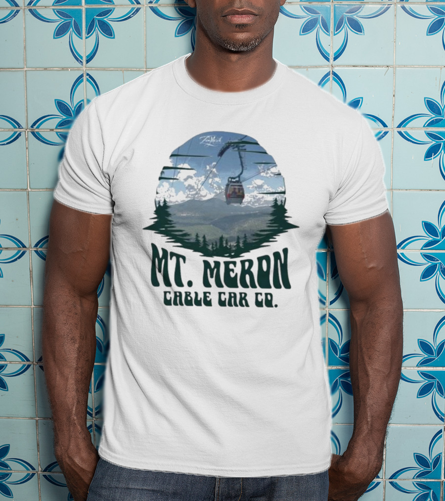 Mt Meron Cable Car Co Scenic Mountain Forest Adventure T-Shirt