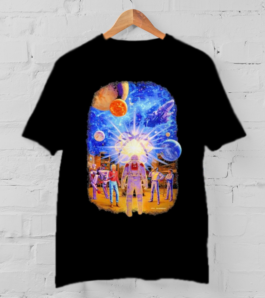 Starfield Secrets Astronaut Adventure Greg Hildebrandt Space Exploration Planets Universe T-Shirt