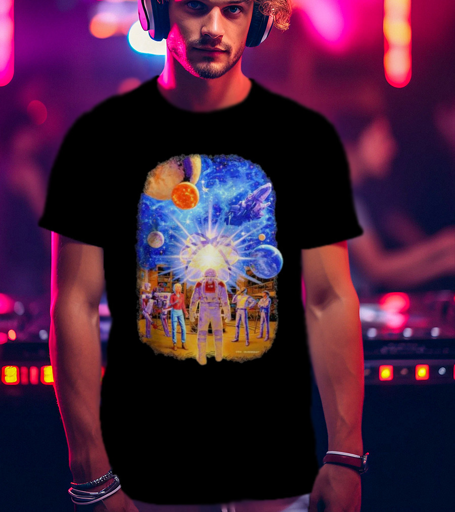 Starfield Secrets Astronaut Adventure Greg Hildebrandt Space Exploration Planets Universe T-Shirt