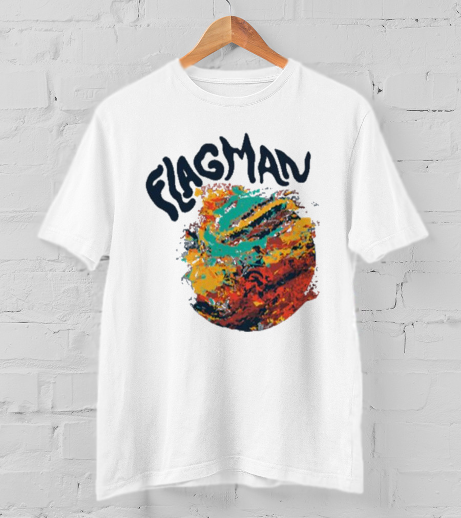 FLAGMAN Swirl Vibrant Earth Hues T-Shirt