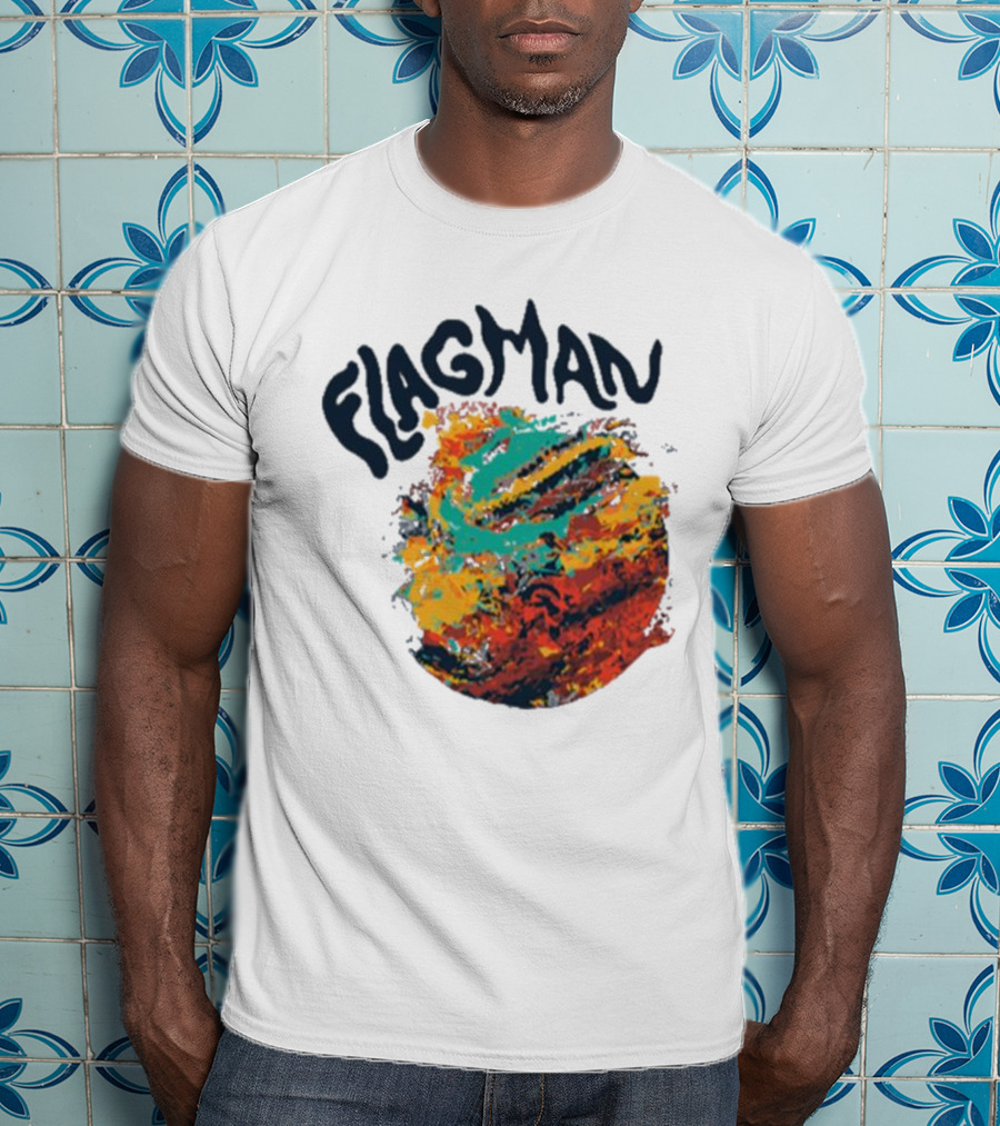 FLAGMAN Swirl Vibrant Earth Hues T-Shirt