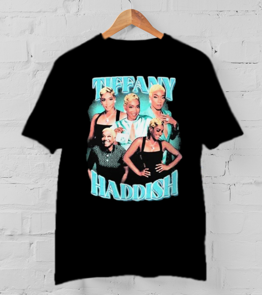 Tiffany Haddish Retro Glam Montage T-Shirt