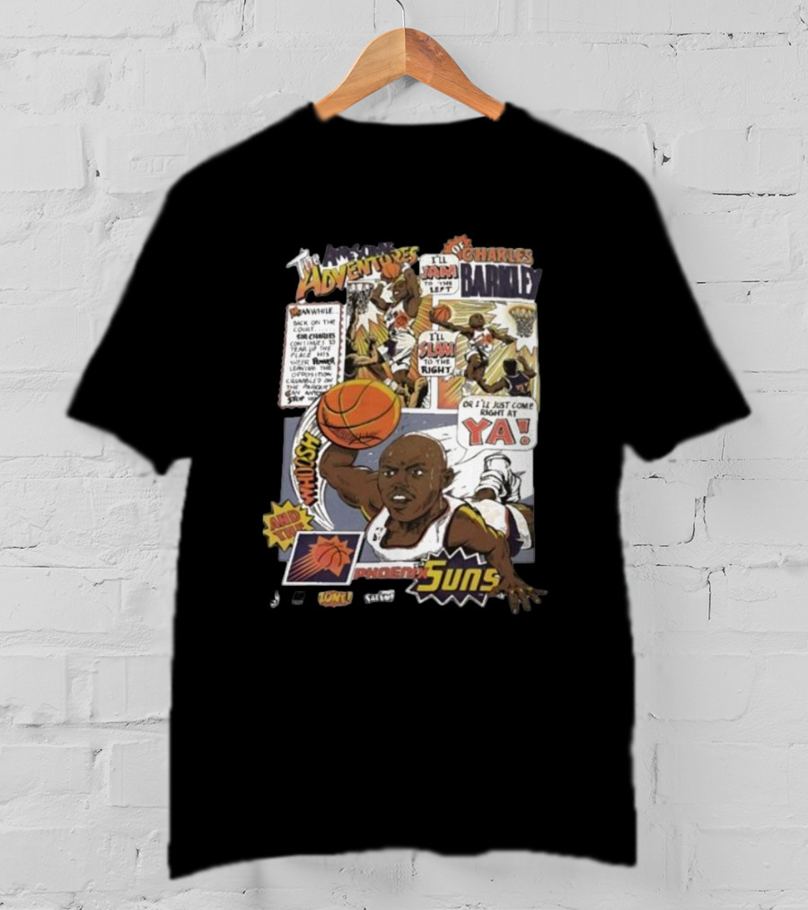 The Adventures Charles Barkley Phoenix Suns Comic Vintage 90s Salem Sportswear T-Shirt
