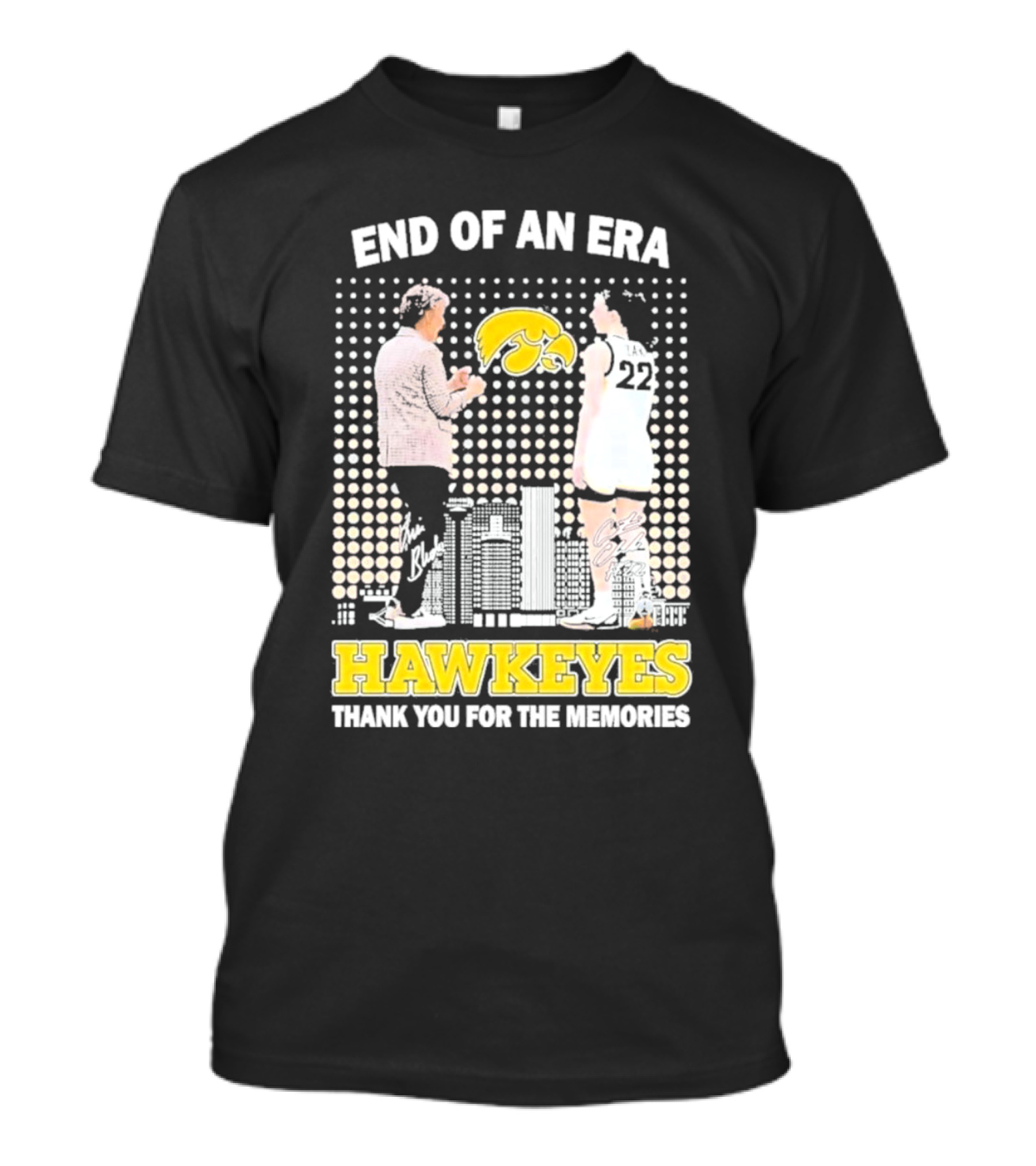 End Of An Era Lisa Bluder Hawkeyes Thank You For The Memories Basketball T-Shirt