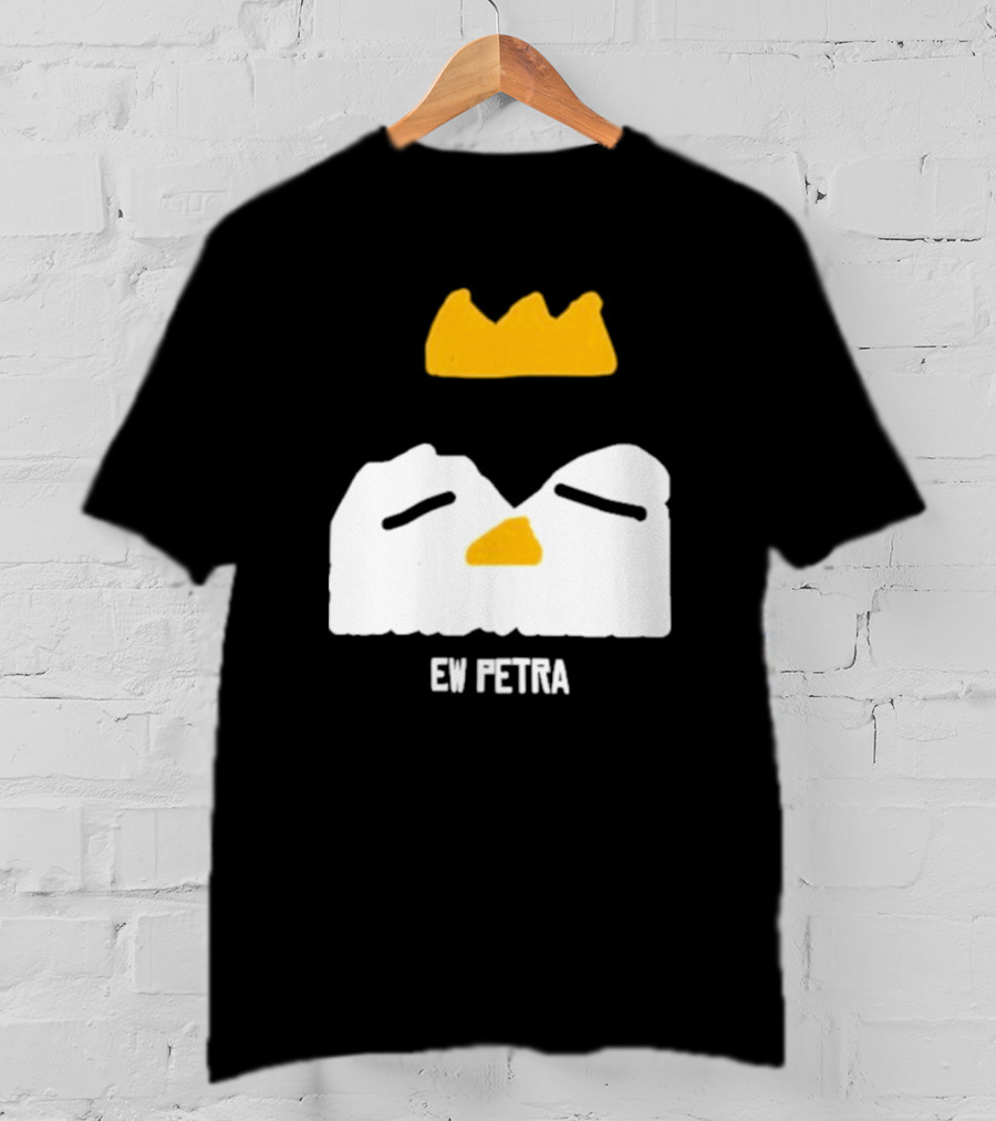 Petra Groaning Crown Face Icon Ew Text T-Shirt