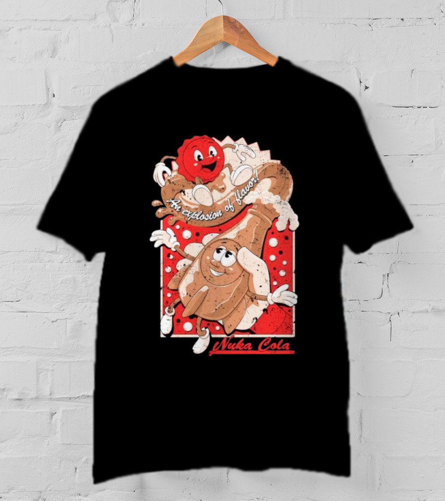 An Explosion Of Flavor Nuka Cola Vintage Ad T-Shirt