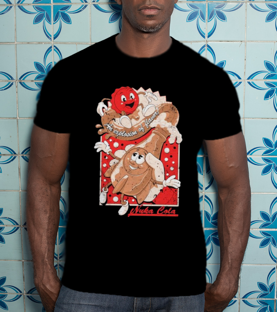 An Explosion Of Flavor Nuka Cola Vintage Ad T-Shirt