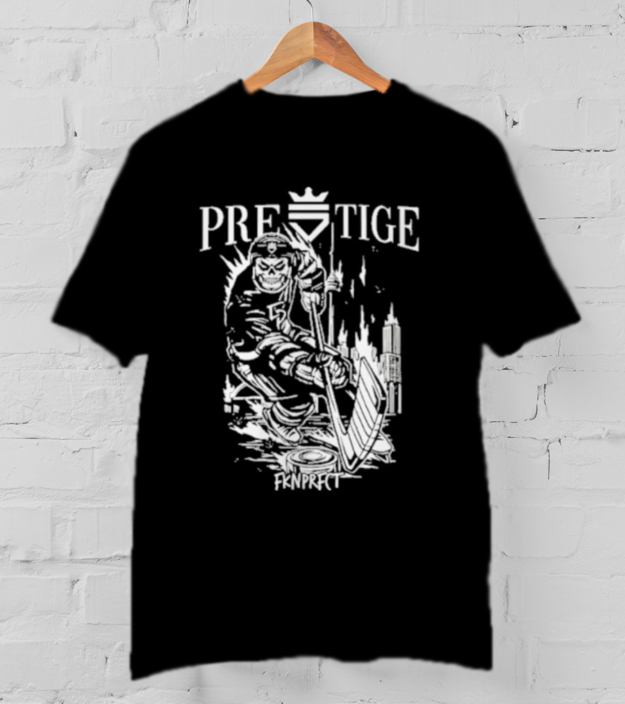 Prestige Fknprfct Toronto Hockey Player City Skyline T-Shirt