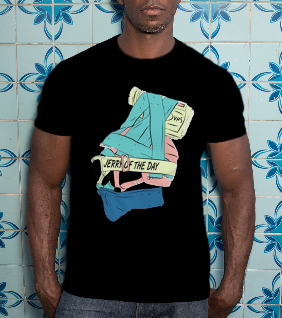 Jerry Of The Day VHS Straps Multicolor Gear T-Shirt