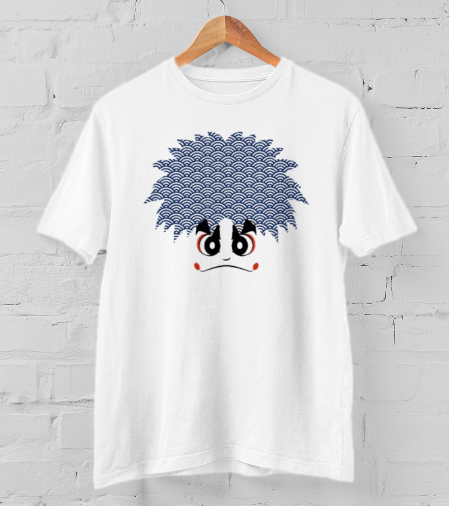 Gare Goemon Goemon Japanese Wave Hairstyle T-Shirt