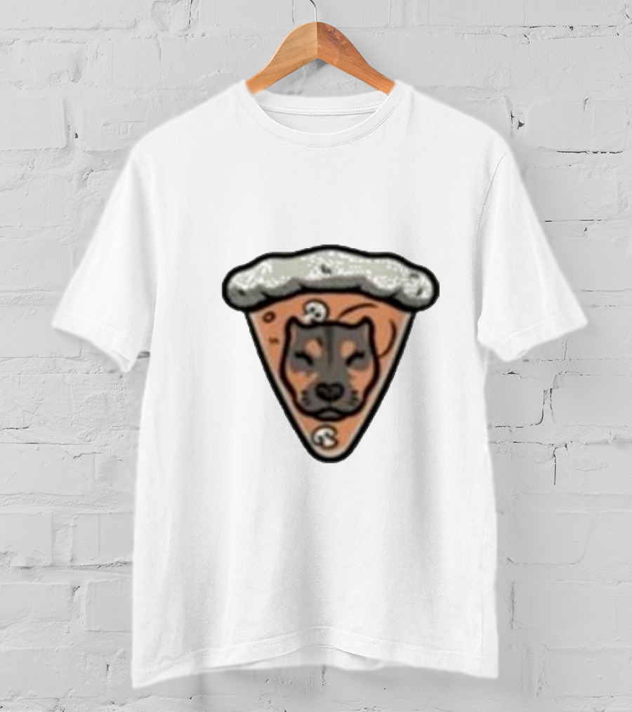 Miss Peaches X Bodoggos Pizza Dog Slice T-Shirt