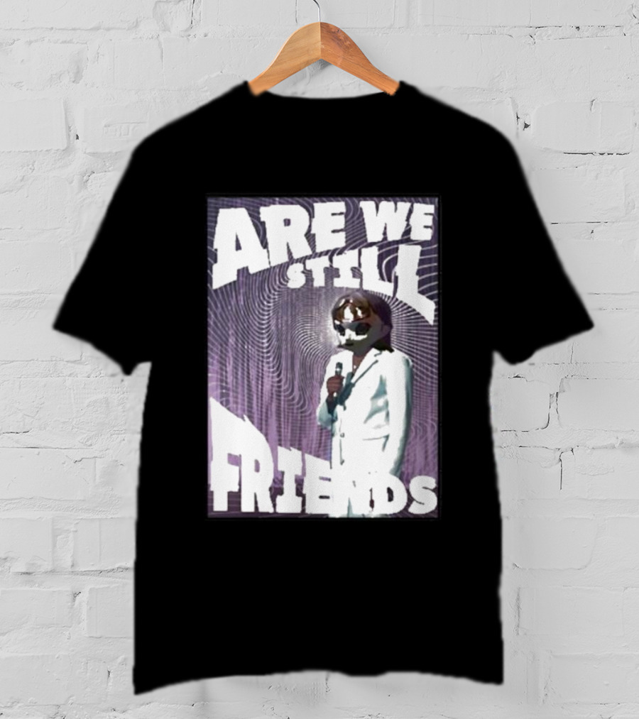 Are We Still Friends Retro Microphone T-Shirt