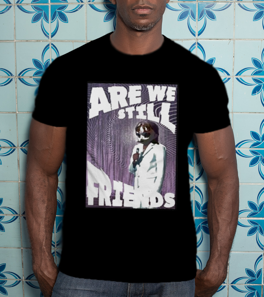 Are We Still Friends Retro Microphone T-Shirt
