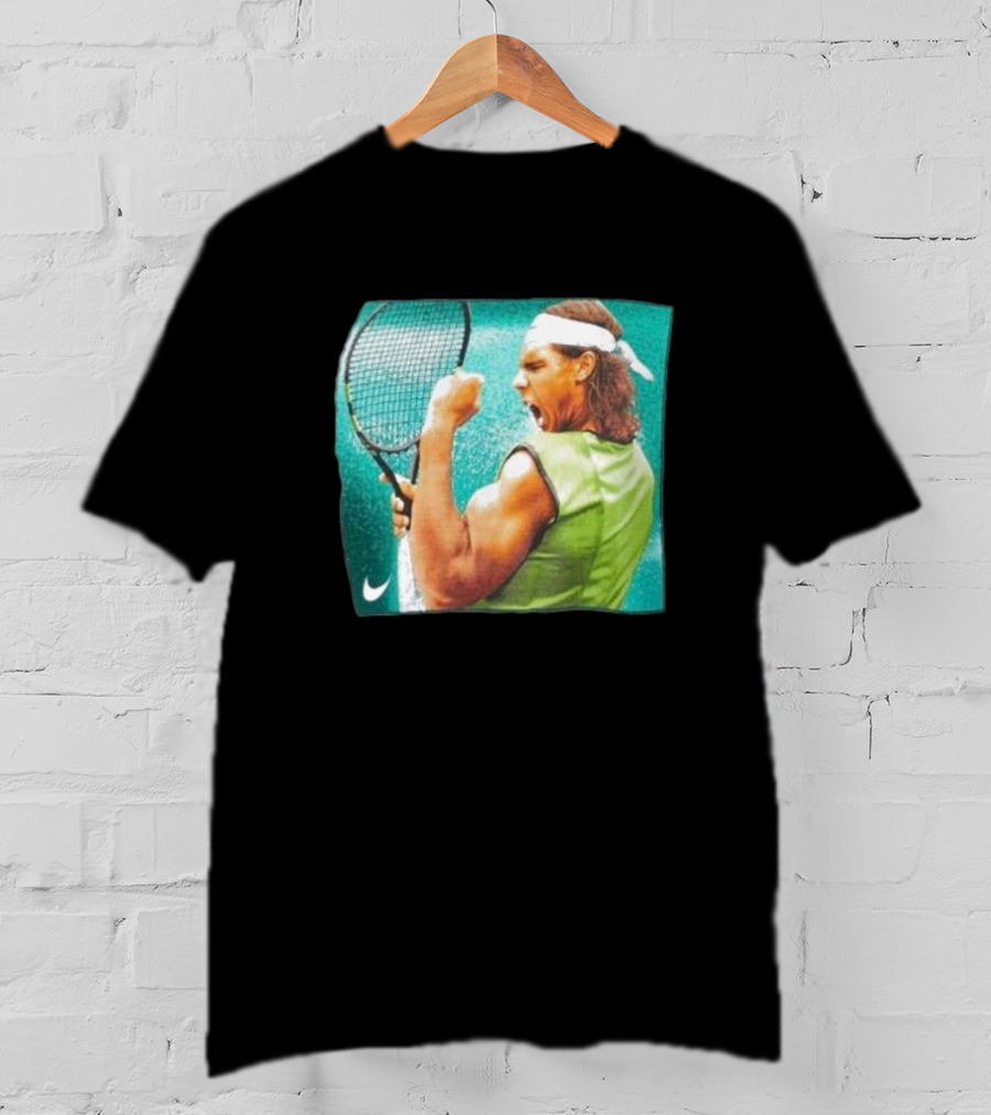 Rafael Nadal Iconic Tennis Celebration Roland Garros T-Shirt