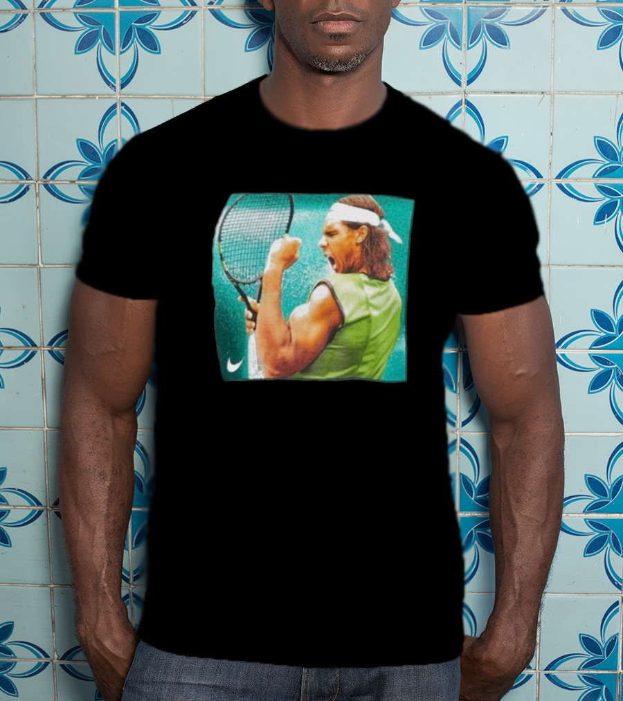 Rafael Nadal Iconic Tennis Celebration Roland Garros T-Shirt