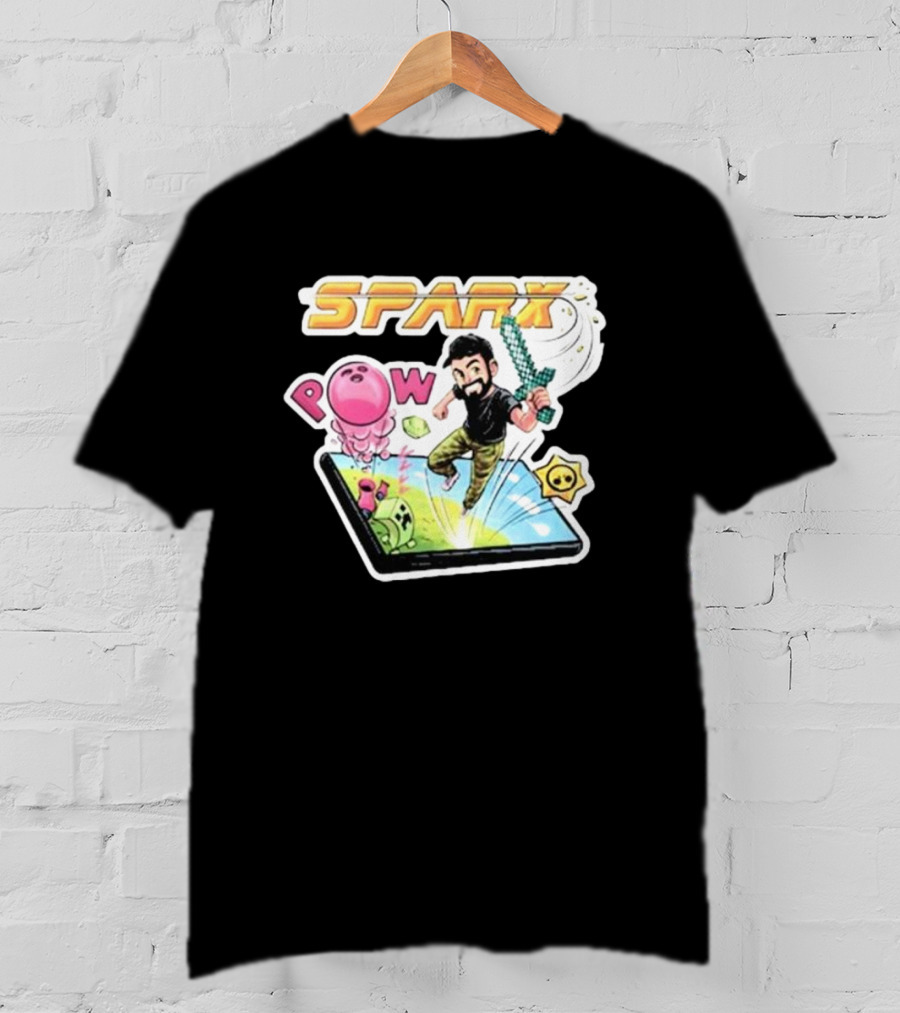 Sparx Pow Gamer Action Burst T-Shirt