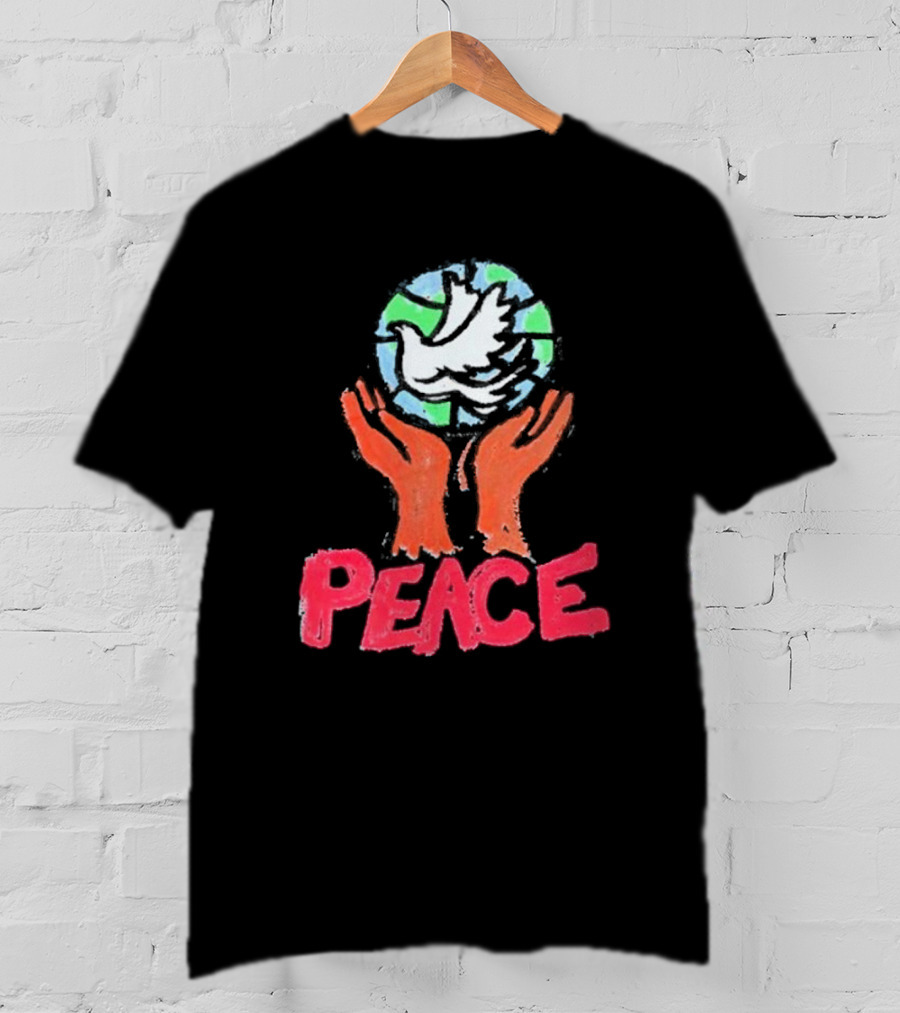 Anthony Edwards Foot Locker Just Don World Peace Dove Hands Peace T-Shirt