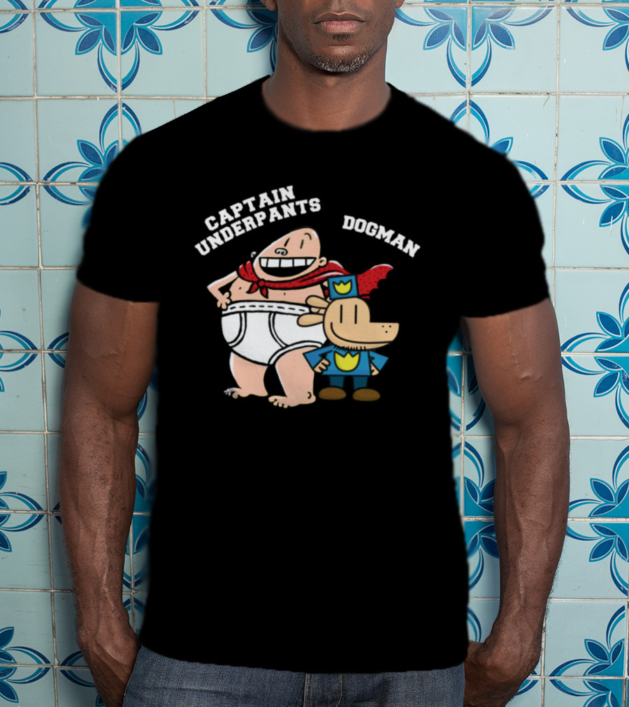 Captain Underpants And Dogman Fun Characters Duo T-Shirt