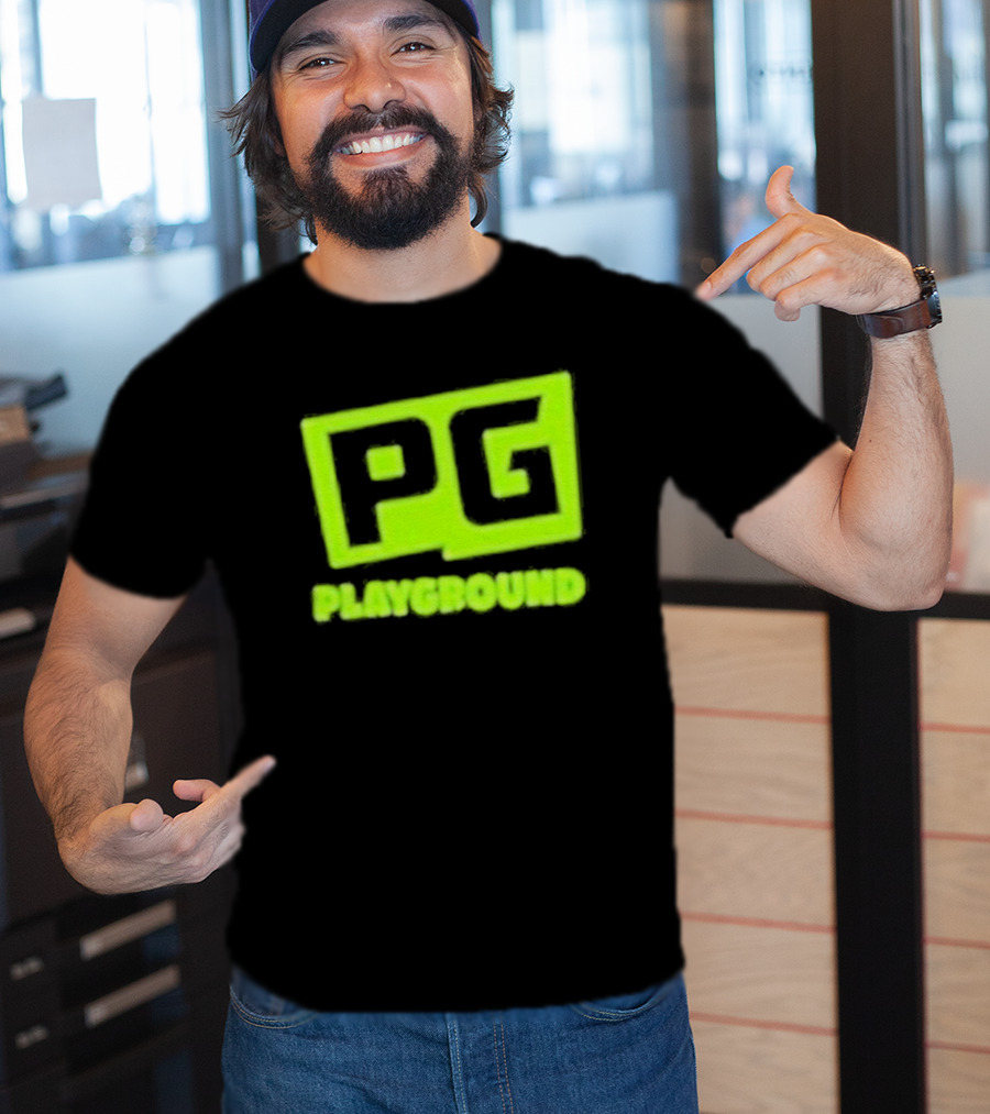 PG Playground Retro Style Block T-Shirt