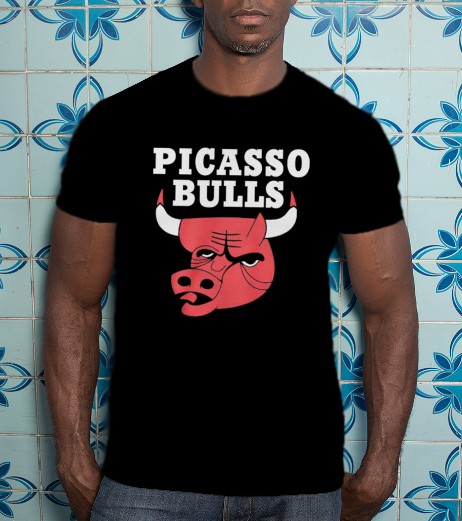PICASSO BULLS Red Bull Head T-Shirt