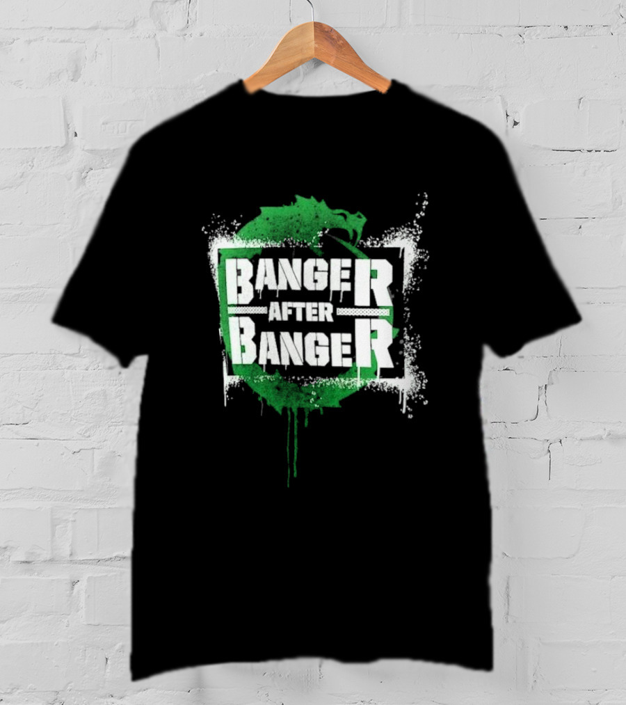 Sheamus Banger After Banger Dragon Green Paint Splatter T-Shirt