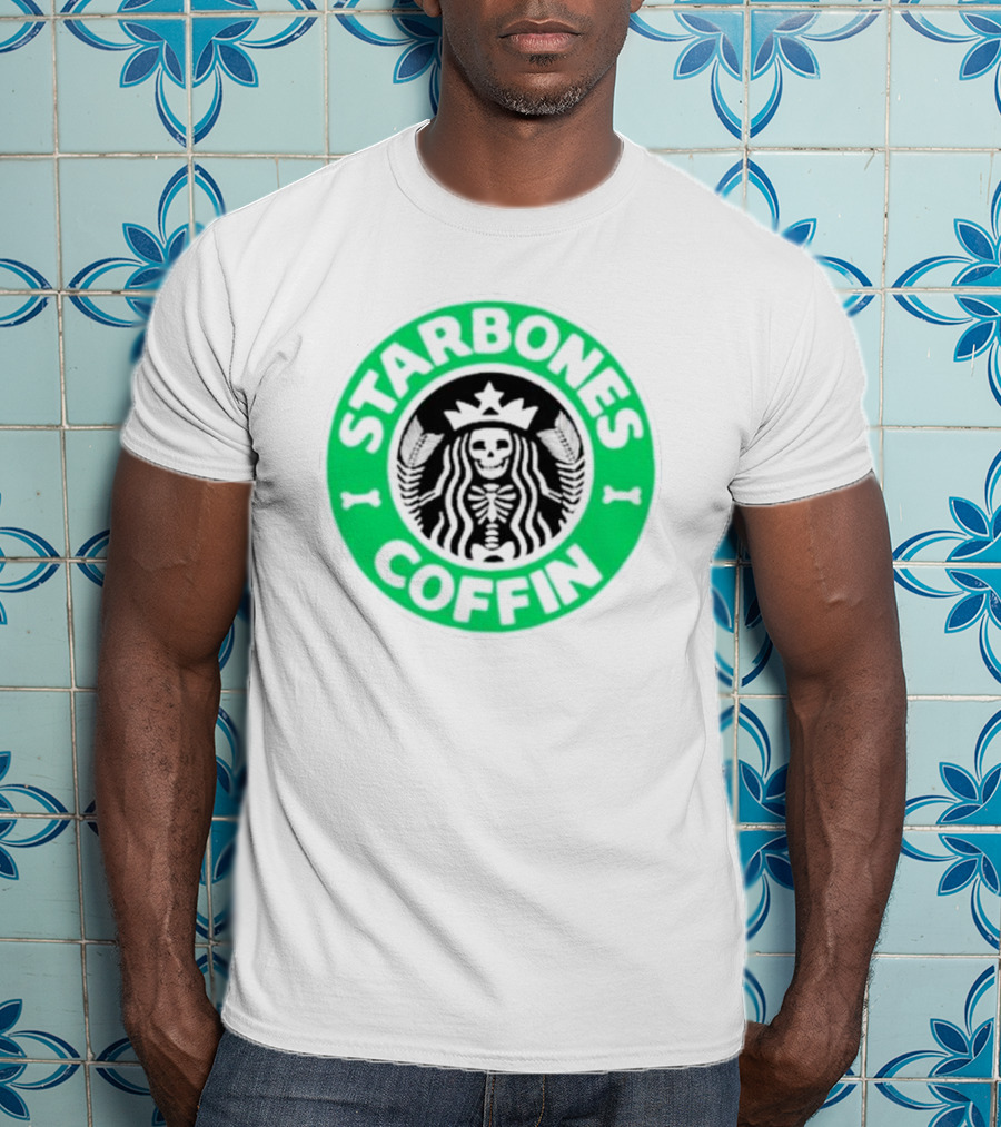 Starbones Coffin Skeleton Emblem T-Shirt