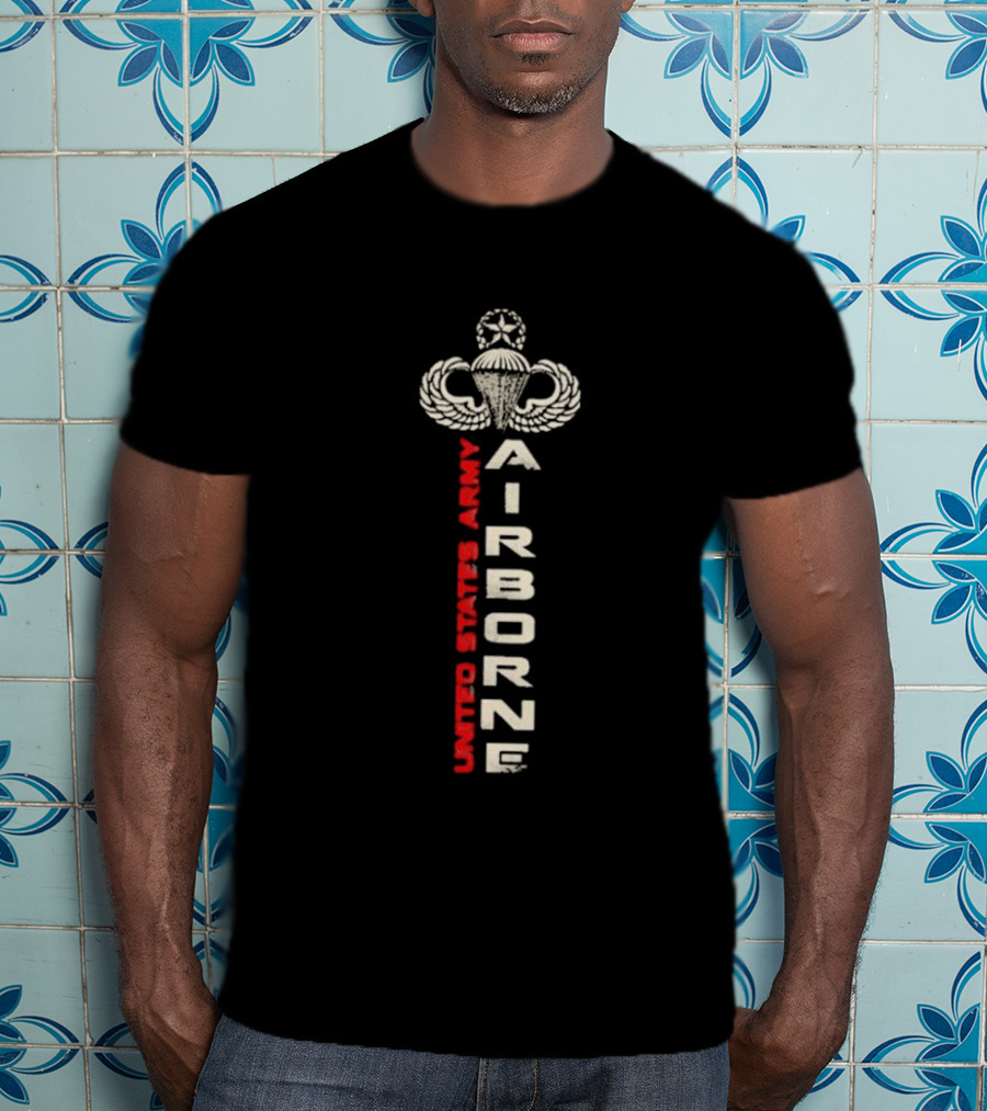 United States Army Airborne Parachutist Badge T-Shirt