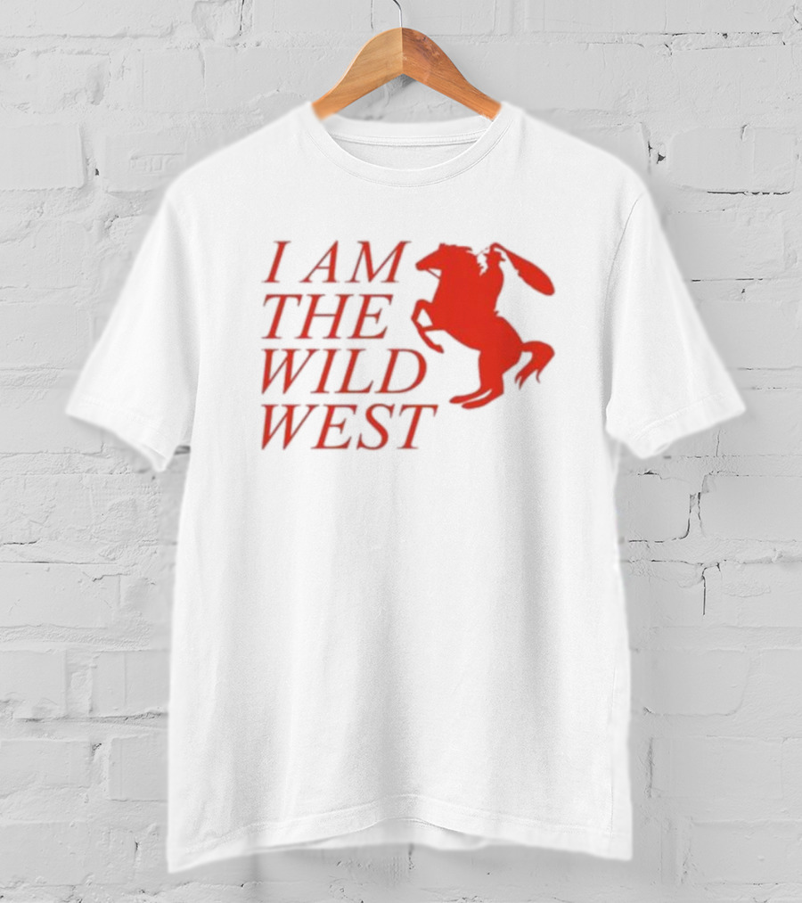 I Am The Wild West Horse And Rider Red T-Shirt