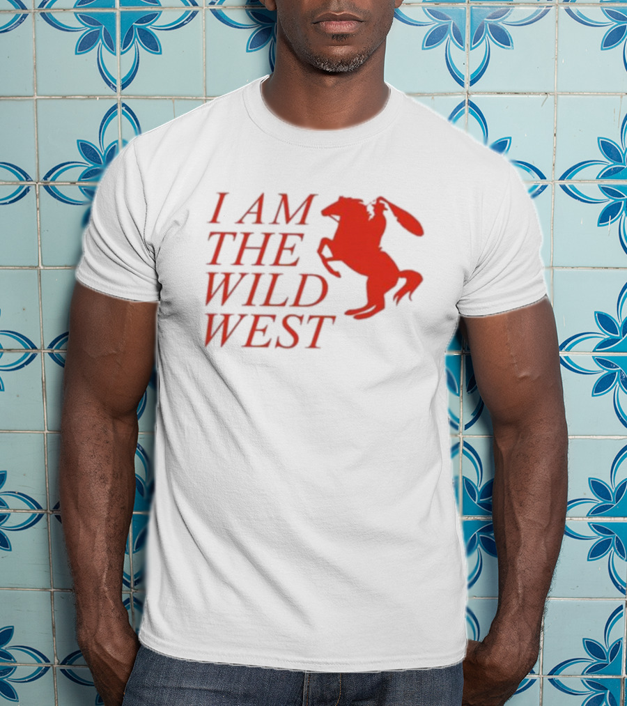 I Am The Wild West Horse And Rider Red T-Shirt