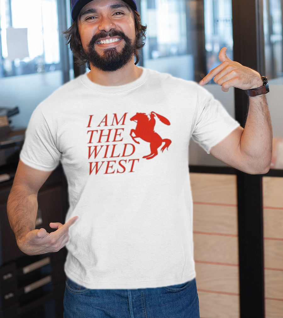 I Am The Wild West Horse And Rider Red T-Shirt