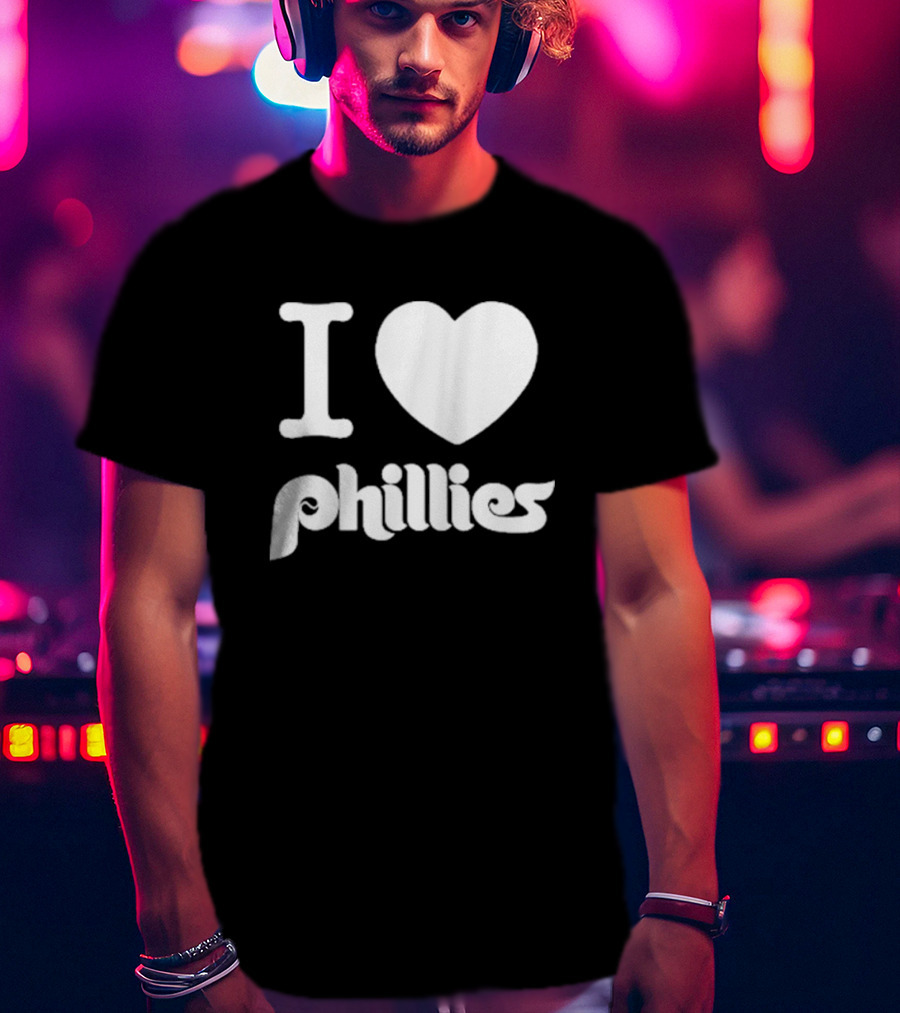 I Heart Phillies Fan Night Team Spirit T-Shirt