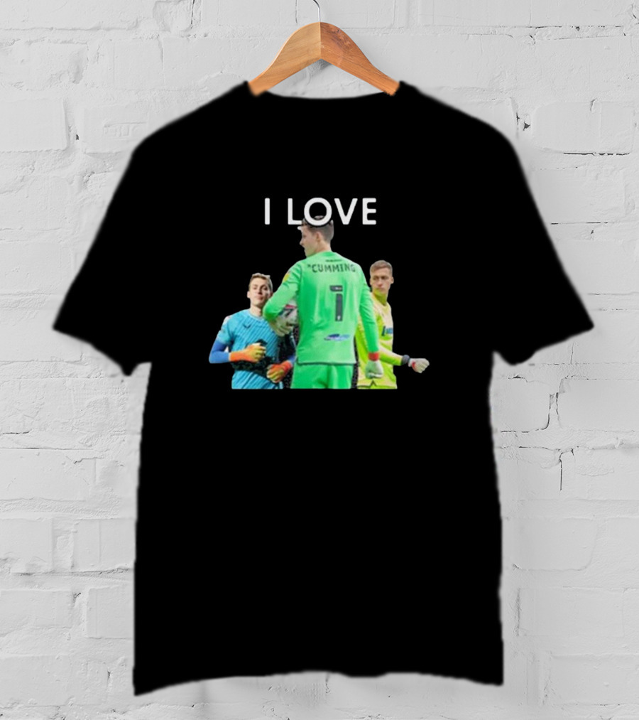 I Love Cumming Soccer Goalkeeper Trio T-Shirt