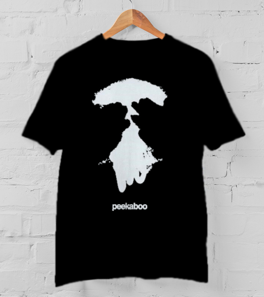 Peekaboo Eyes Wide Open Patch T-Shirt