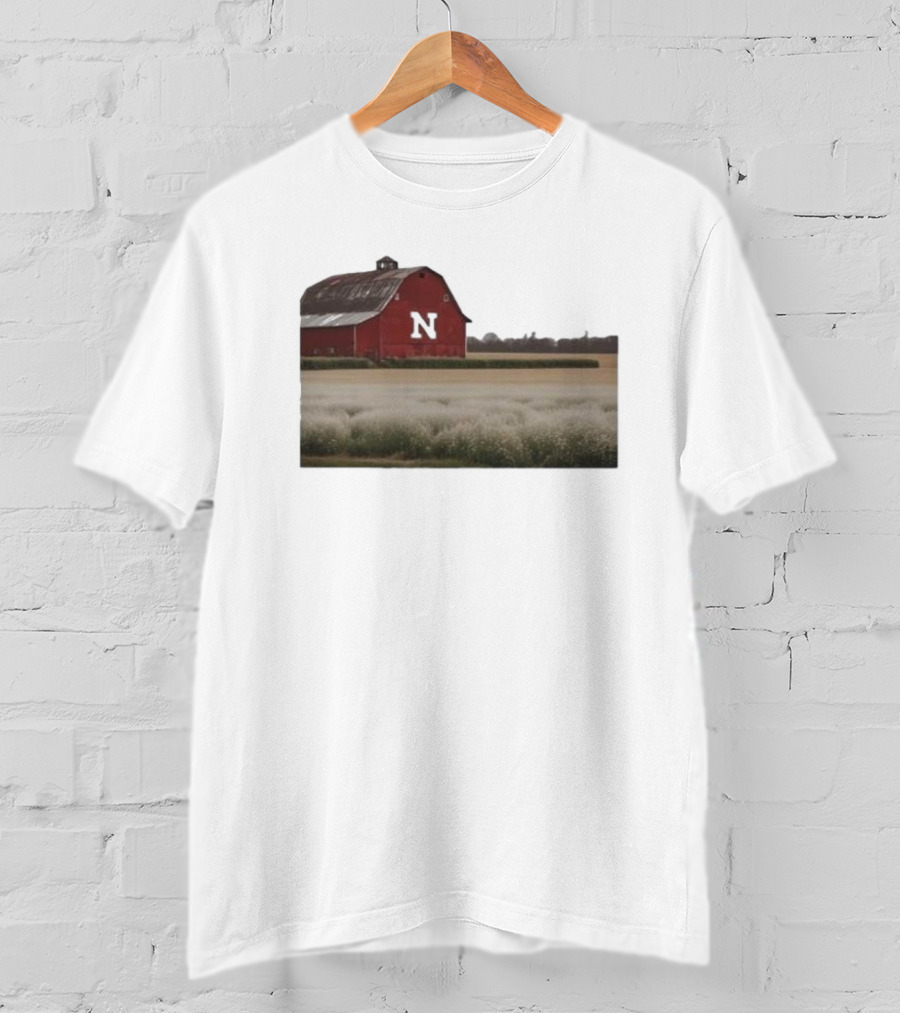Husker Barn Nebraska Red Barn N T-Shirt
