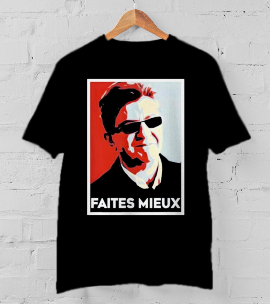 Faites Mieux Red And Black Pop T-Shirt