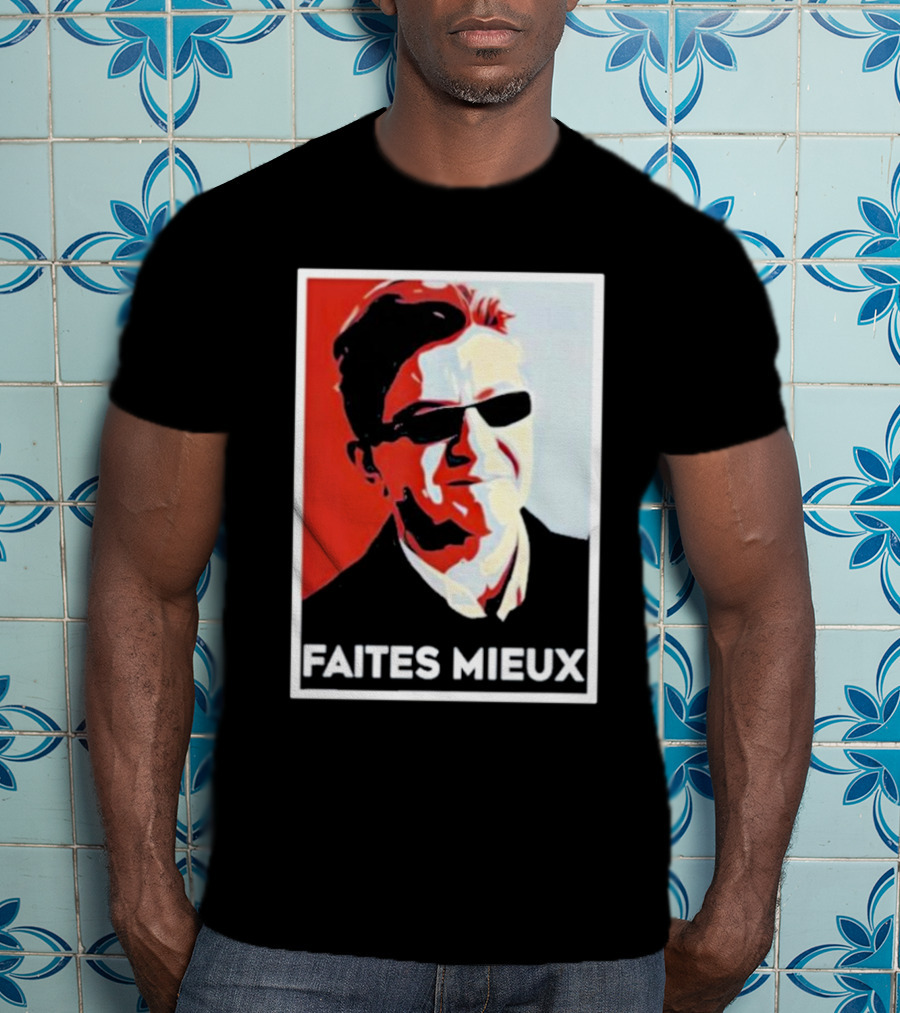 Faites Mieux Red And Black Pop T-Shirt
