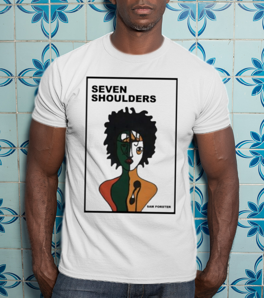 Seven Shoulders Sam Forster Afrocentric Abstract T-Shirt
