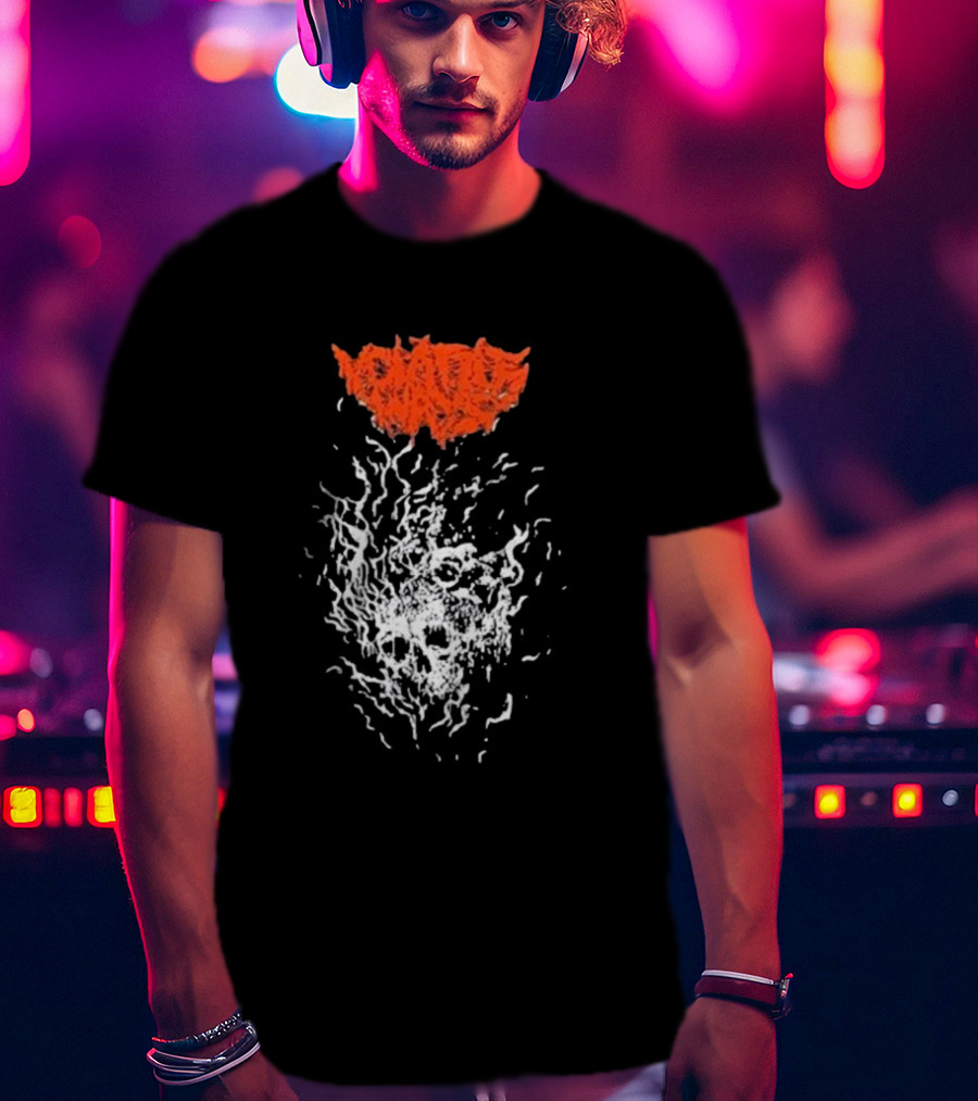 Volatile Ways Skull Fire Release My Tortured Soul T-Shirt