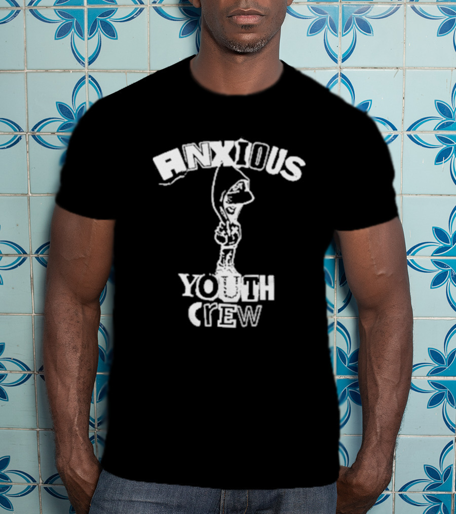 Anxious Youth Crew Hoodie Skateboarder T-Shirt